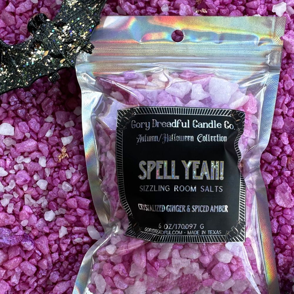 Spell Yeah! Sizzling Room Salt Crystal Potpourri: Crystallized Ginger & Spiced A